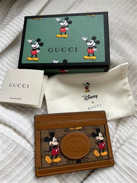 Gucci mickey mouse wallet